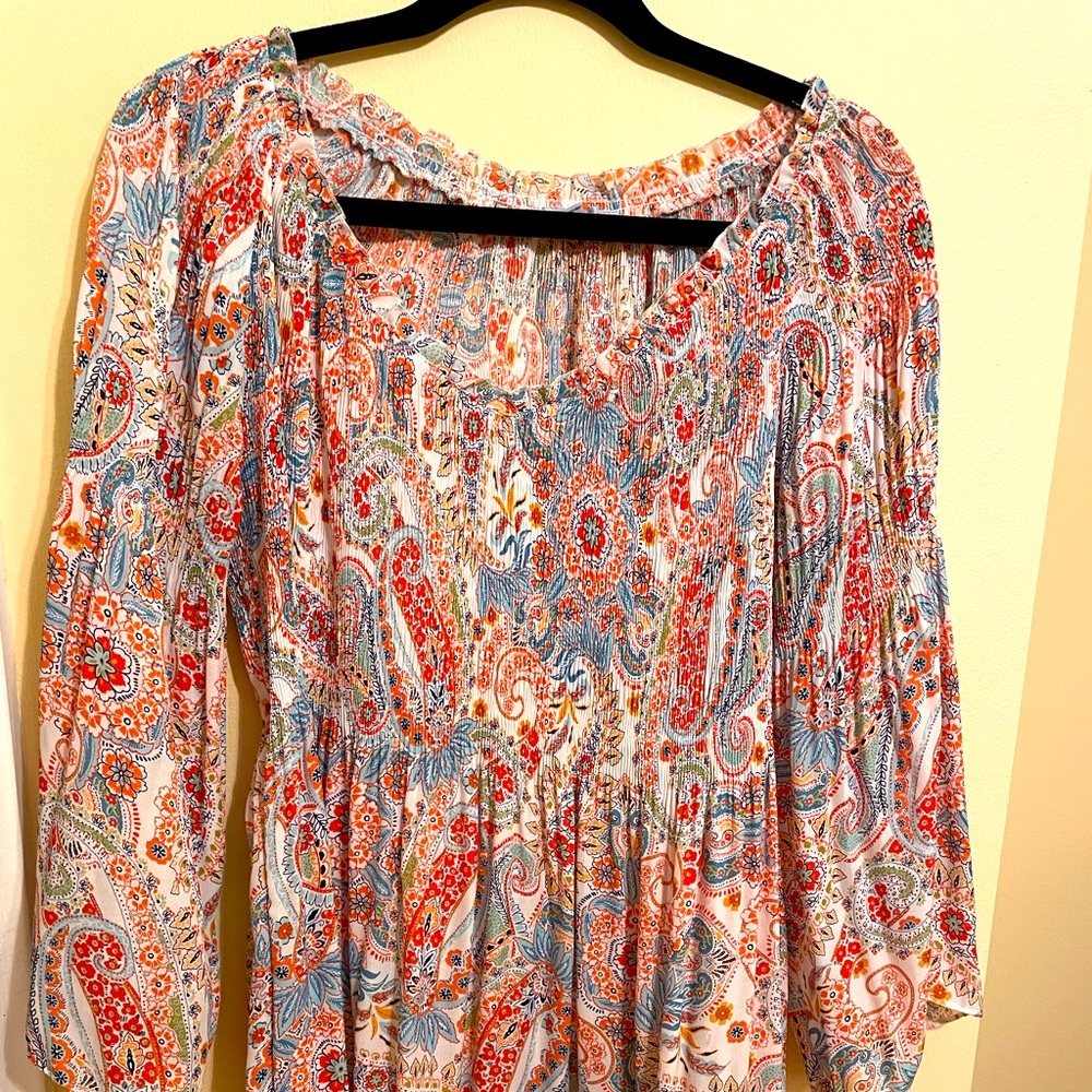 Floral and Ivy top